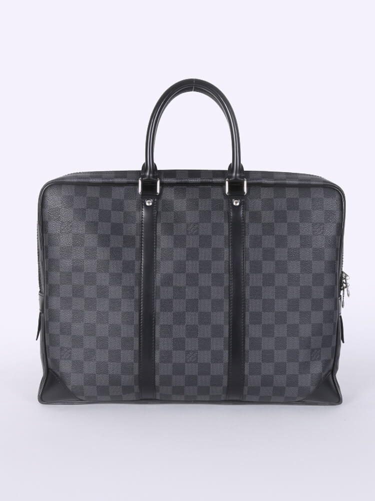 LOUIS VUITTON Cobalt Damier Canvas Porte-Document Business TT2132