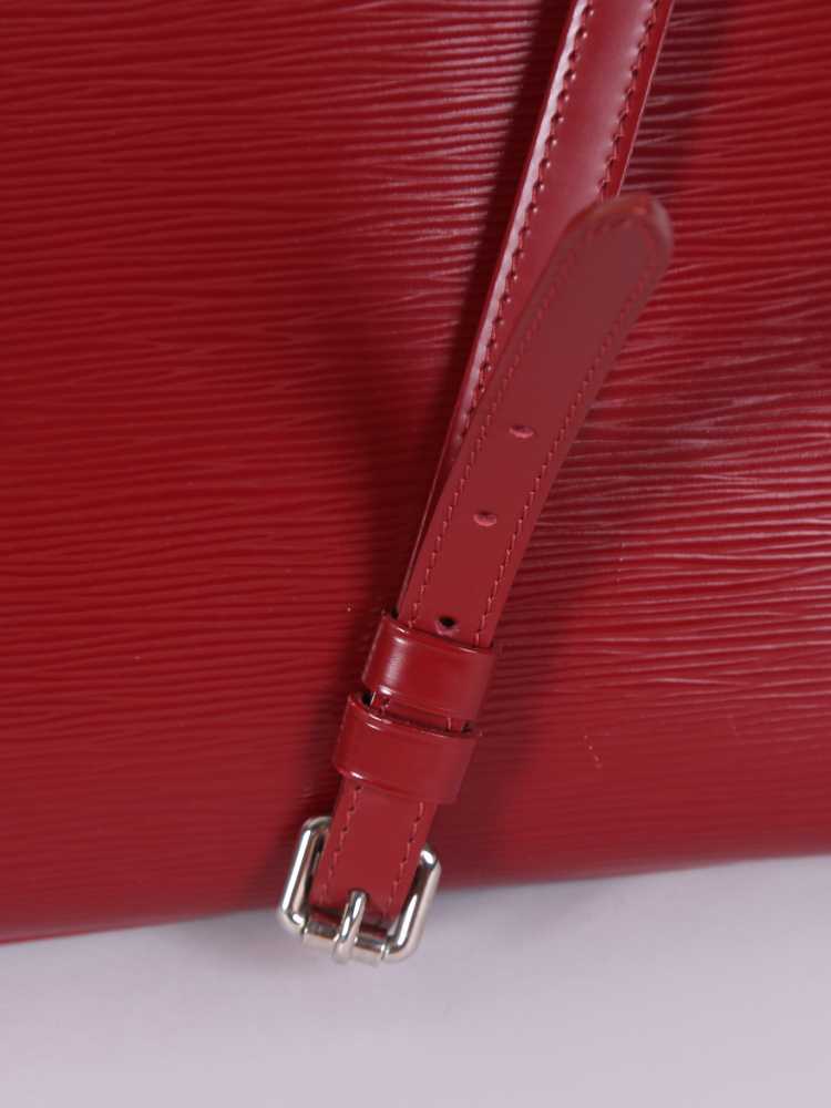 Authentic LOUIS Vuitton Bagatelle Epi Leather Rubis GM #083115-745