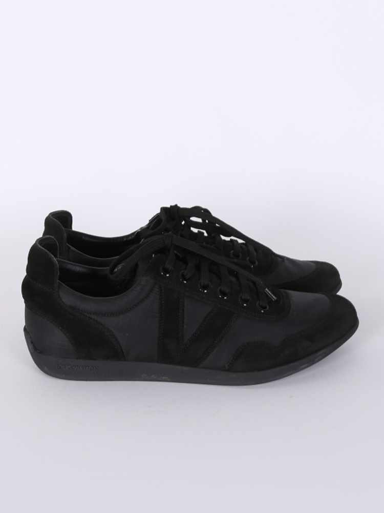 Louis Vuitton - Nylon & Suede Leather Men Sneakers Back 6,5