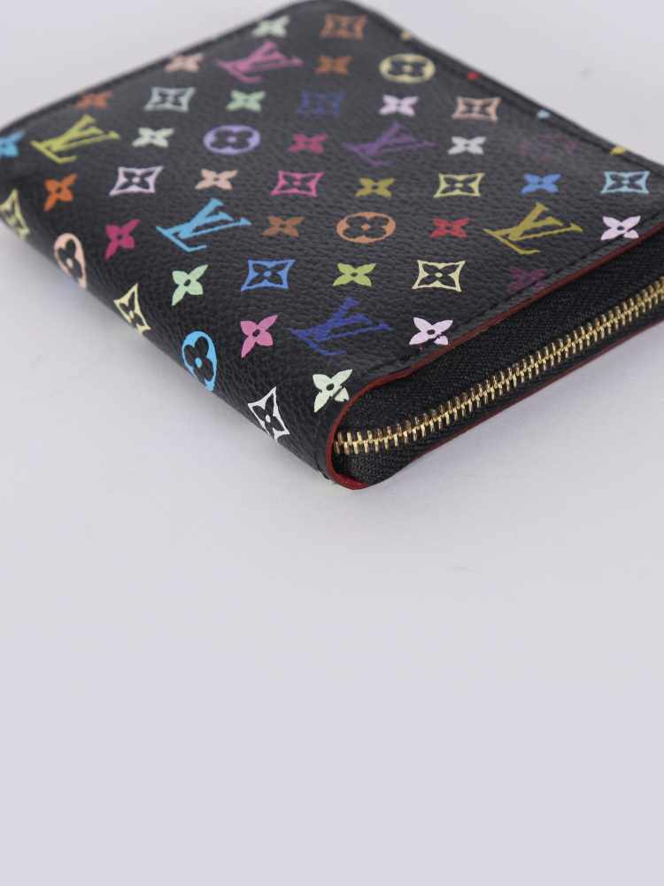 Louis Vuitton Zippy Coin Purse in Multicolore Monogram Noir - SOLD