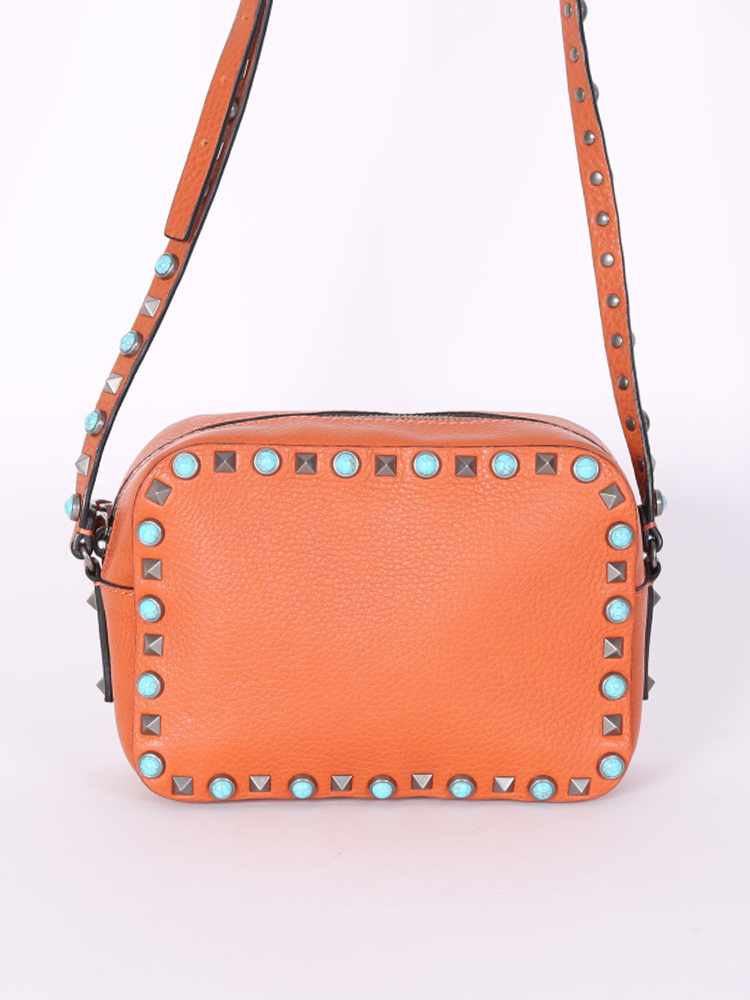 valentino rockstud orange