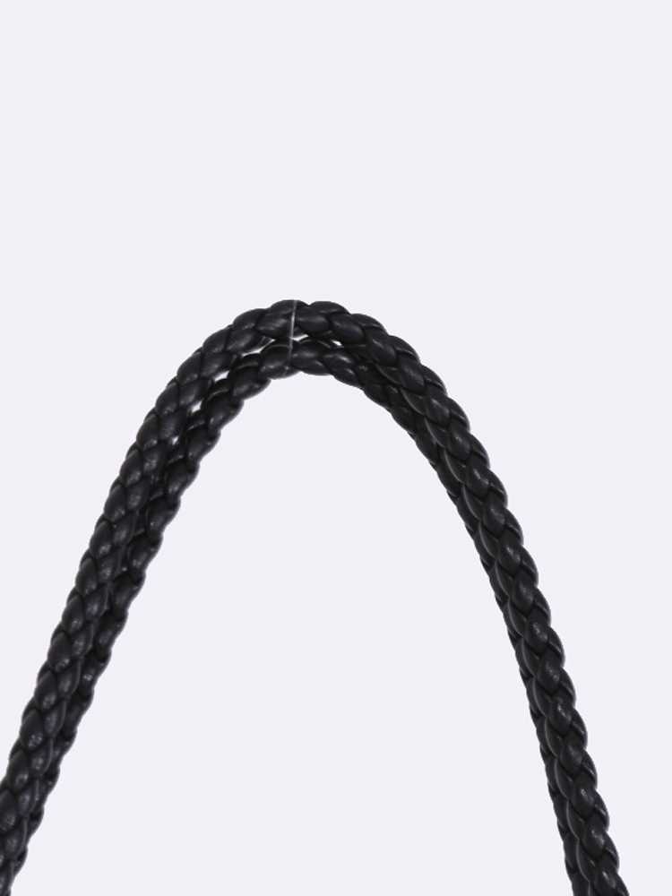Gucci - Gifford Large Braided Handle GG Nylon Shopping Bag Black
