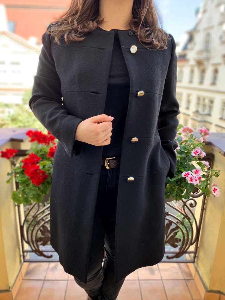 Prada cheap black coat