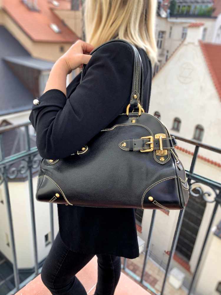 Louis Vuitton Suhali Le Radieux Handbag Leather Neutral