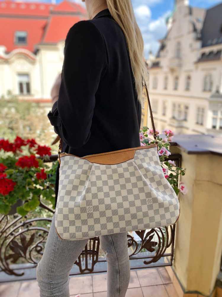 Louis Vuitton, Bags, Louis Vuitton Damier Azur Siracusa Mm
