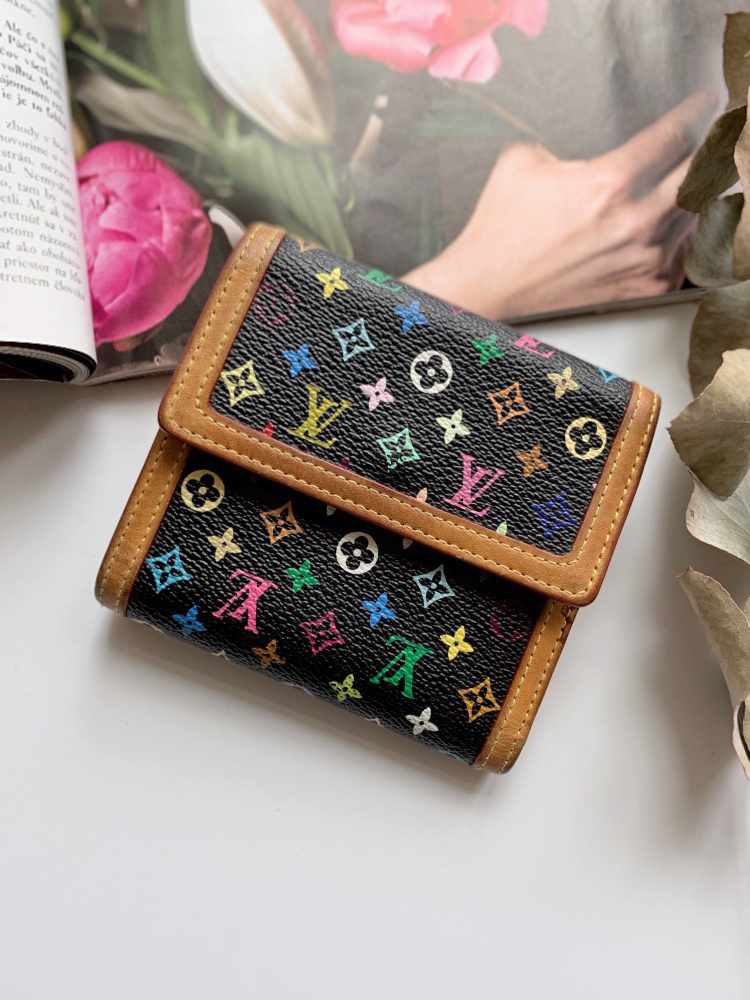 Louis Vuitton, Bags, Authentic Louis Vuitton Multicolor Wallet Th066
