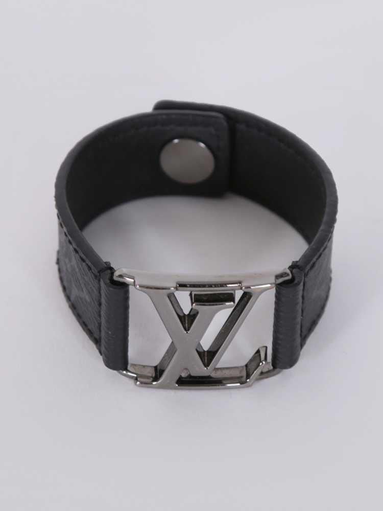 Louis Vuitton Black Monogram Eclipse Canvas Hockenheim Bracelet