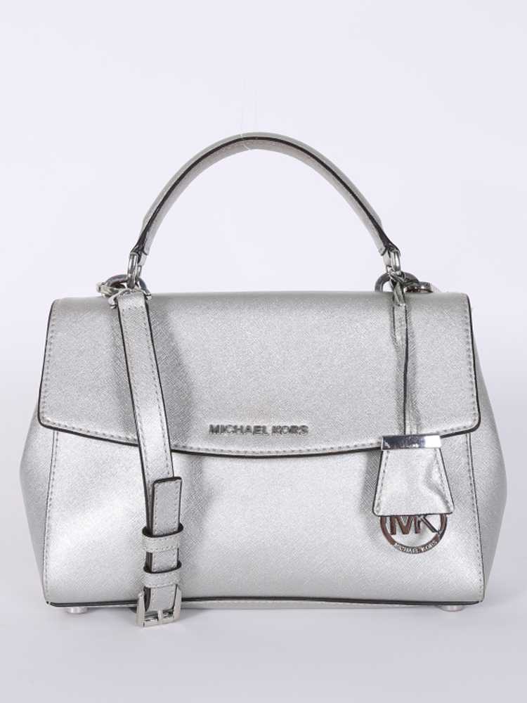 MICHAEL Michael Kors Ava Extra-small Saffiano Leather Cross-body Bag in  Gray