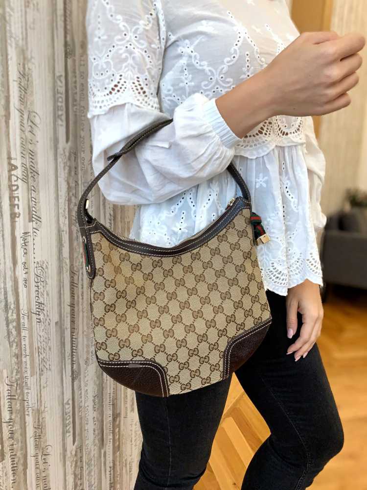 Gucci - Princy GG Canvas Small Hobo Bag
