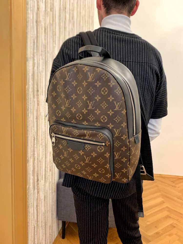 Louis Vuitton Monogram Macassar Canvas Josh Backpack
