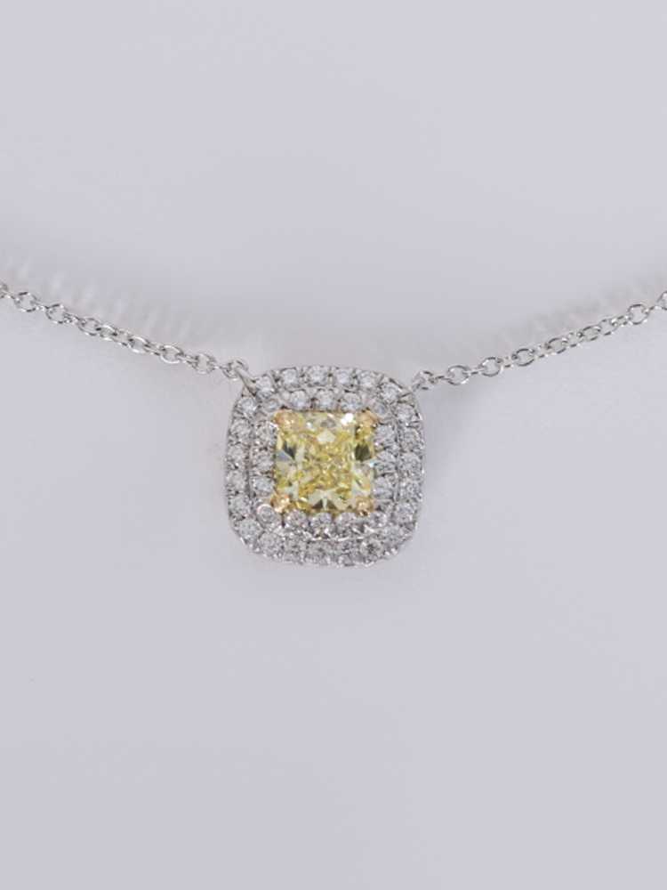 tiffany soleste yellow diamond pendant