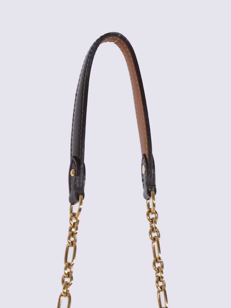Louis Vuitton Amarante Monogram Vernis Ana Chain Clutch - LuvLuxe