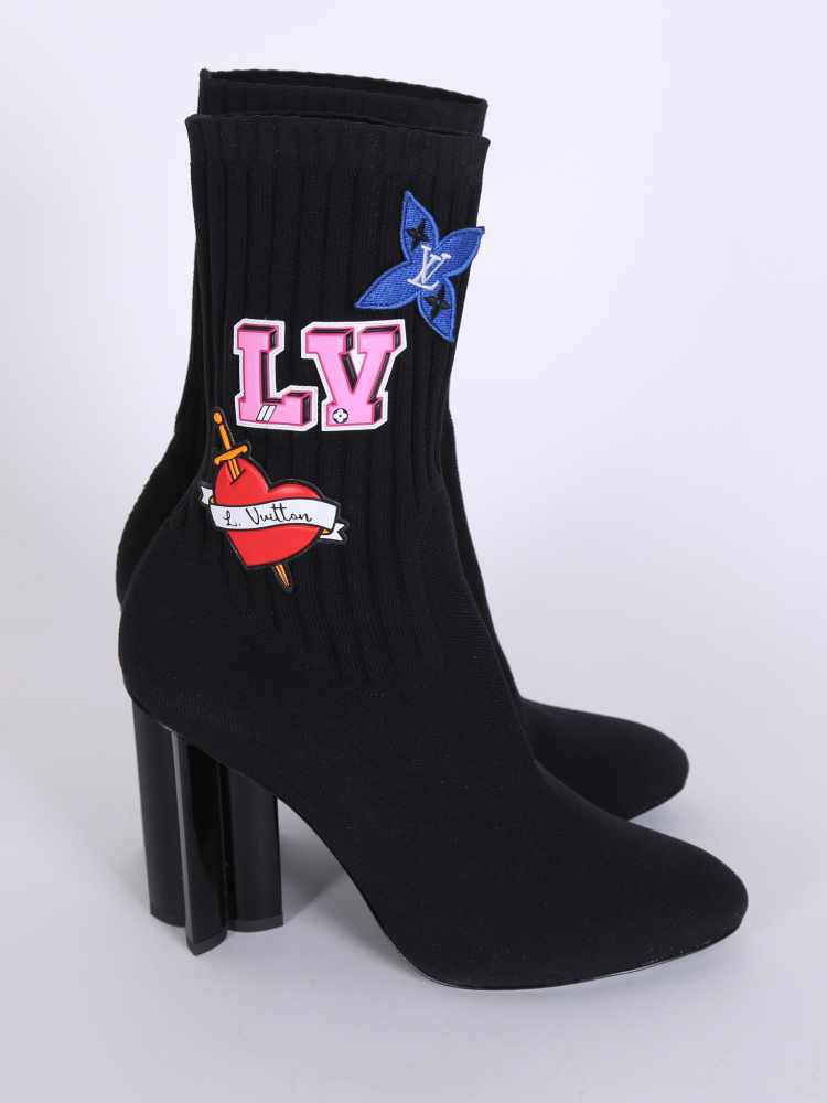 Louis Vuitton - Silhouette High Ankle Boots Noir 39