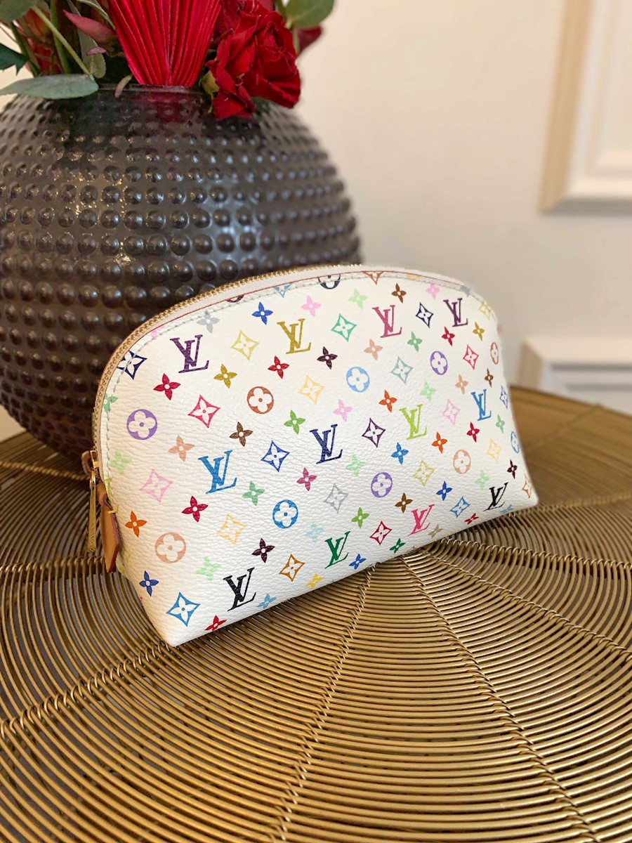 Louis Vuitton Toiletry Bag Monogram Multicolor White/Litchi in