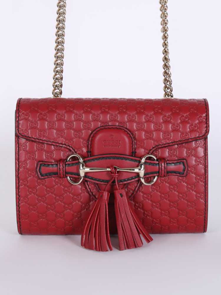 gucci emily bag red