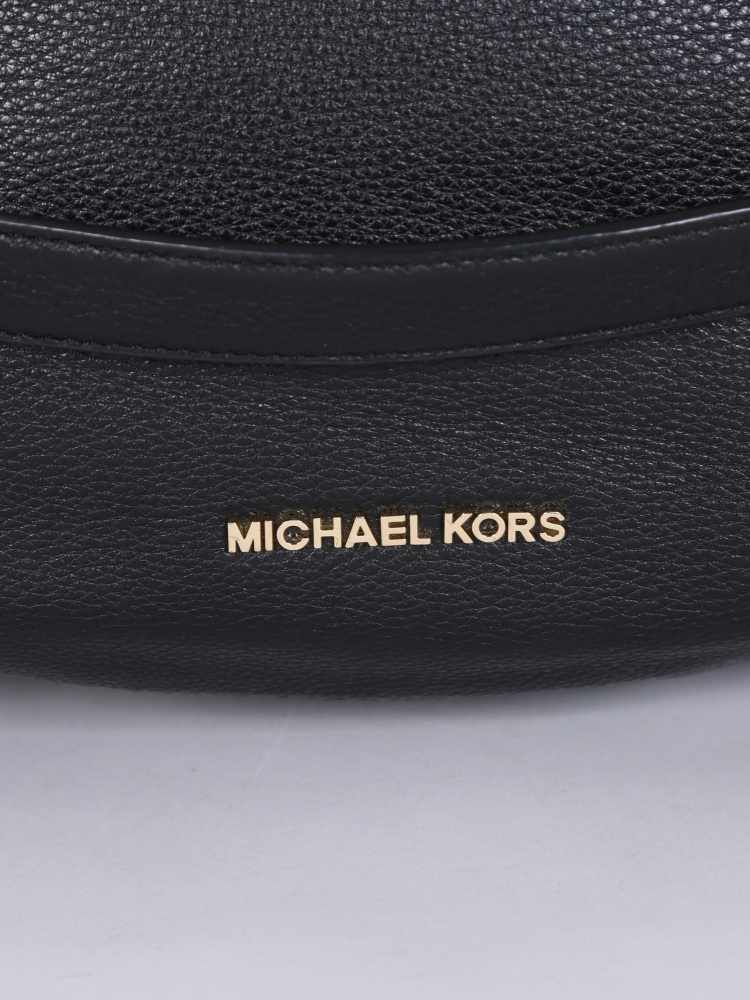 Michael Kors - Chandler Large Leather Chain Bag Black 