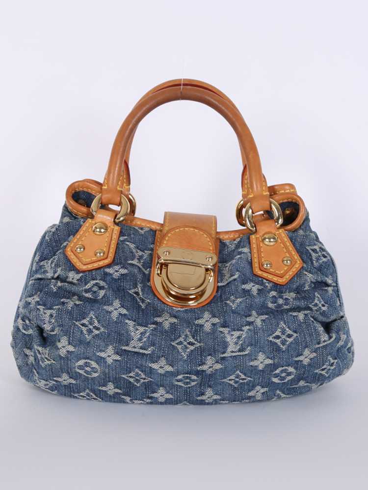 Louis Vuitton Blue Monogram Denim Pleaty QJB0M50WBB046