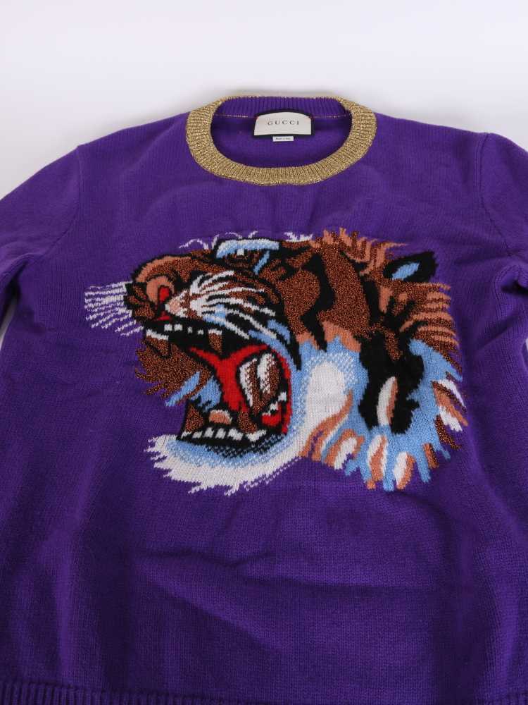 Gucci 2024 purple sweater