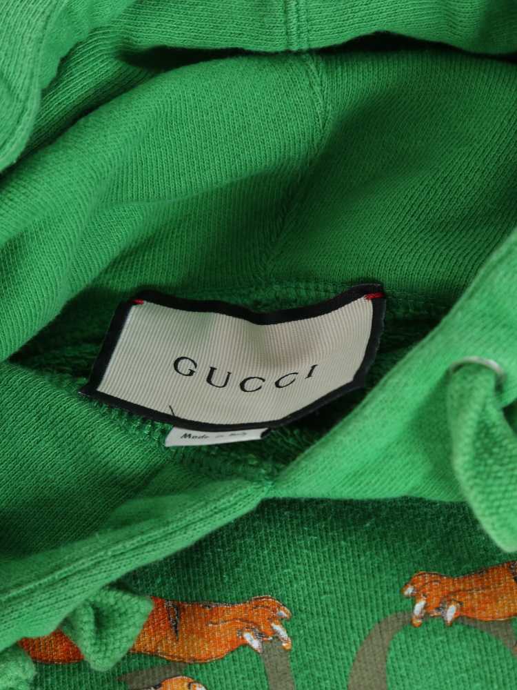 Gucci green tiger outlet hoodie