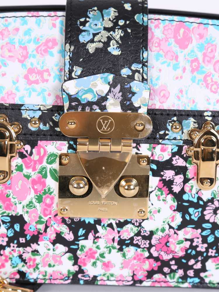 Louis Vuitton Liberty Rose Coated Canvas Trunk Clutch