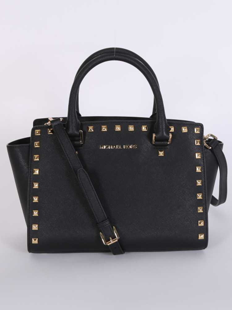 Michael MK large hotsell selma studded saffiano tote