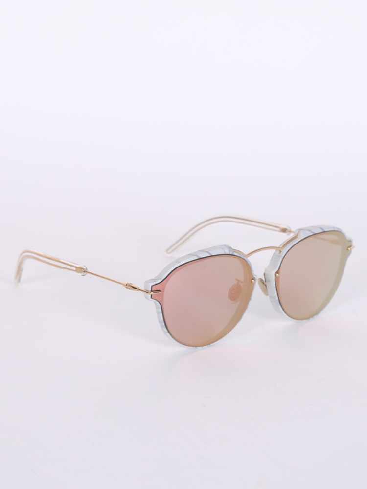 rose gold heart sunglasses