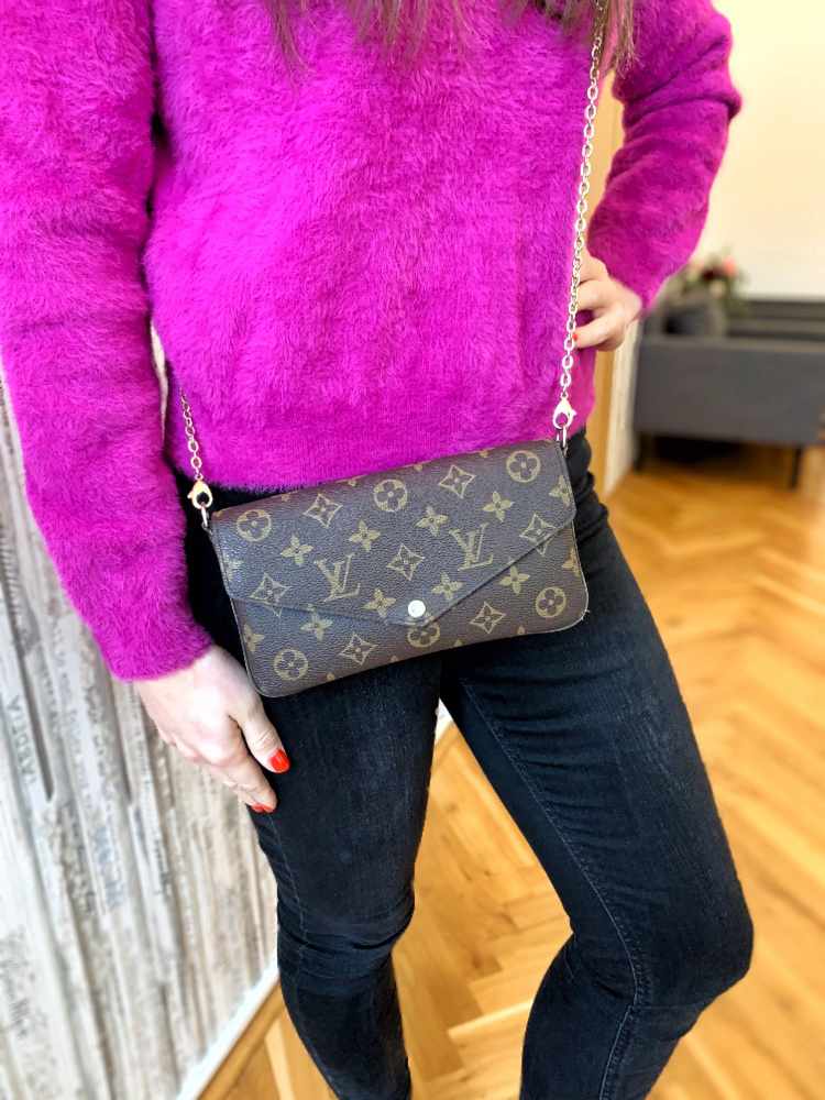 Louis Vuitton Felicie Pochette Monogram  The Bag Broker
