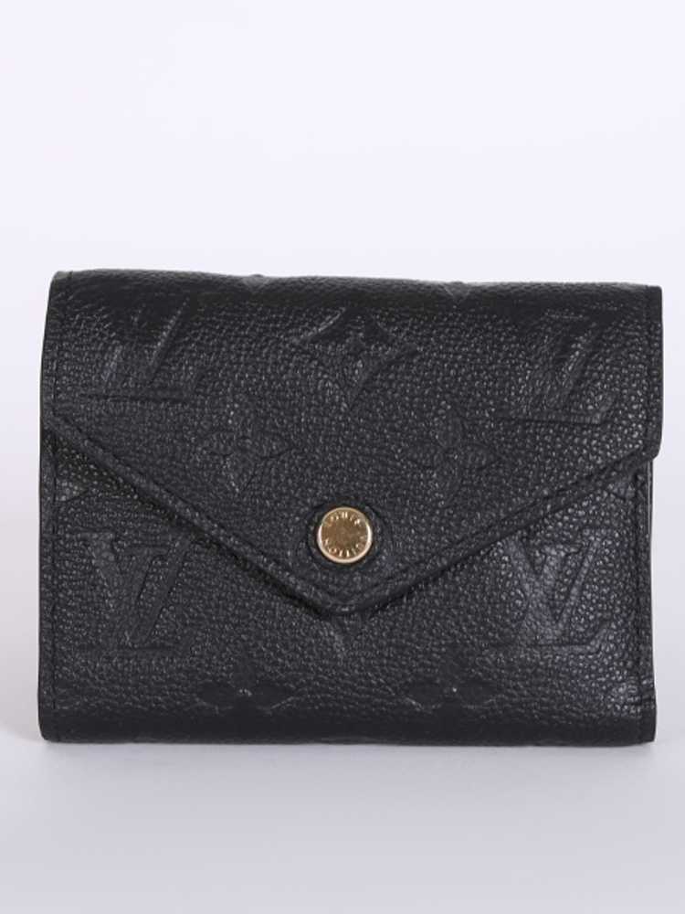 Louis Vuitton Black Empreinte Leather Victorine Wallet