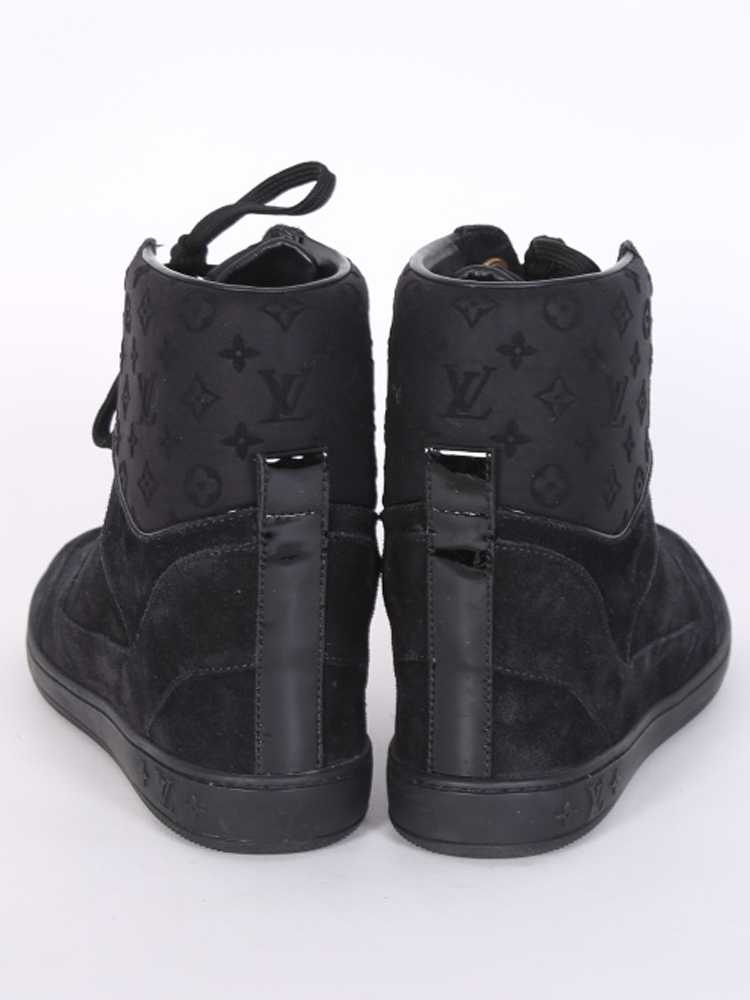 Louis Vuitton Millenium Wedge Sneaker Boots Suede 37.5 EUR