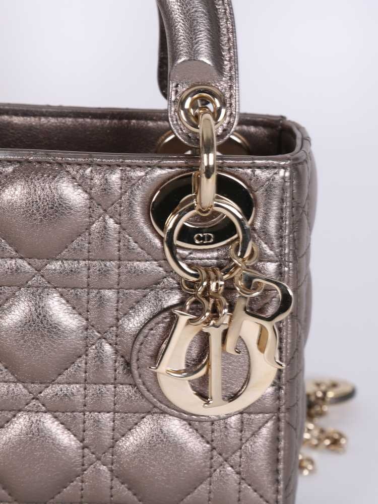 lady dior mini bronze