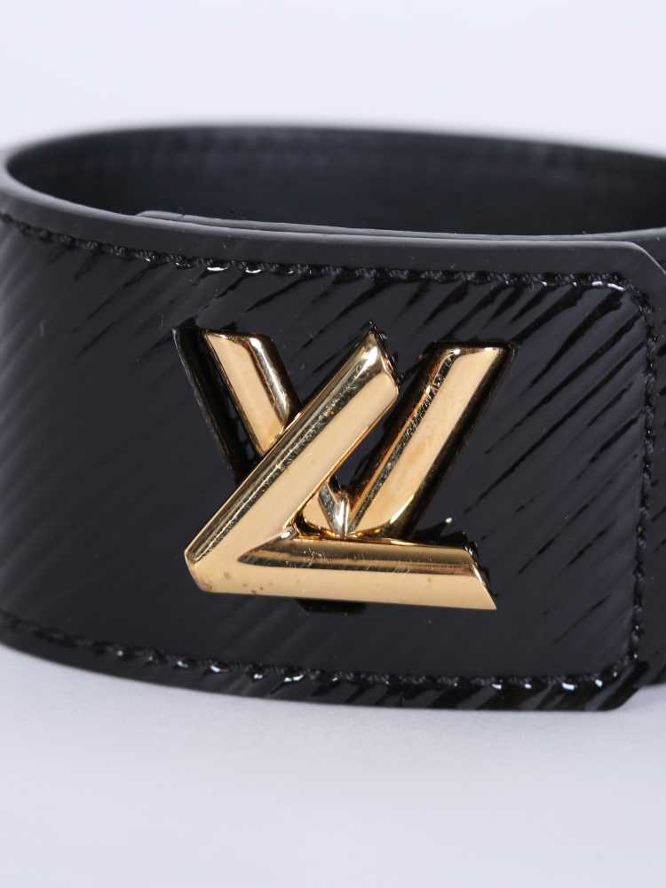 Louis Vuitton Silver Epi Leather Twist It Wrap Bracelet Louis
