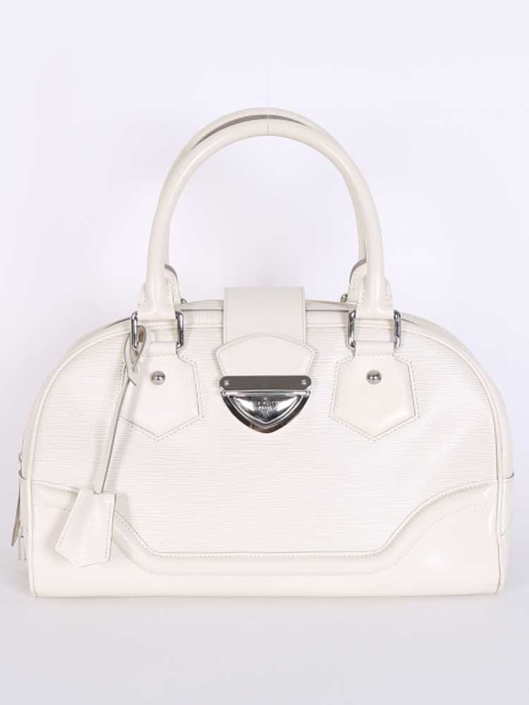 Louis Vuitton Vintage - Epi Bowling Montaigne GM Bag - White Ivory