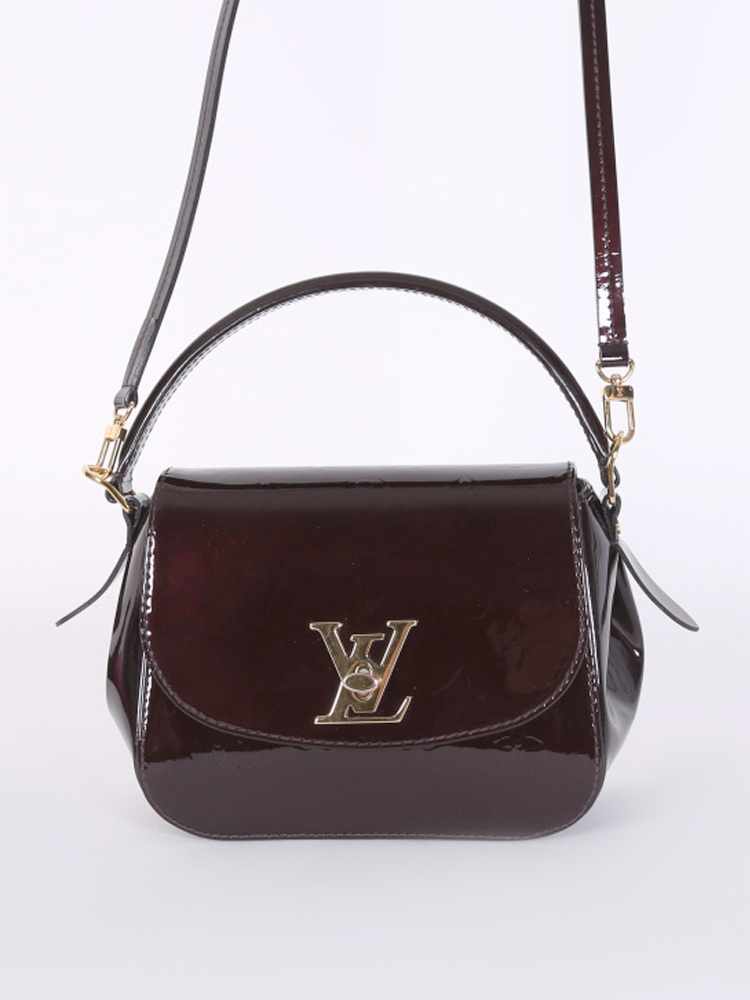 Louis Vuitton Amarante Monogram Vernis Pasadena Bag Louis Vuitton