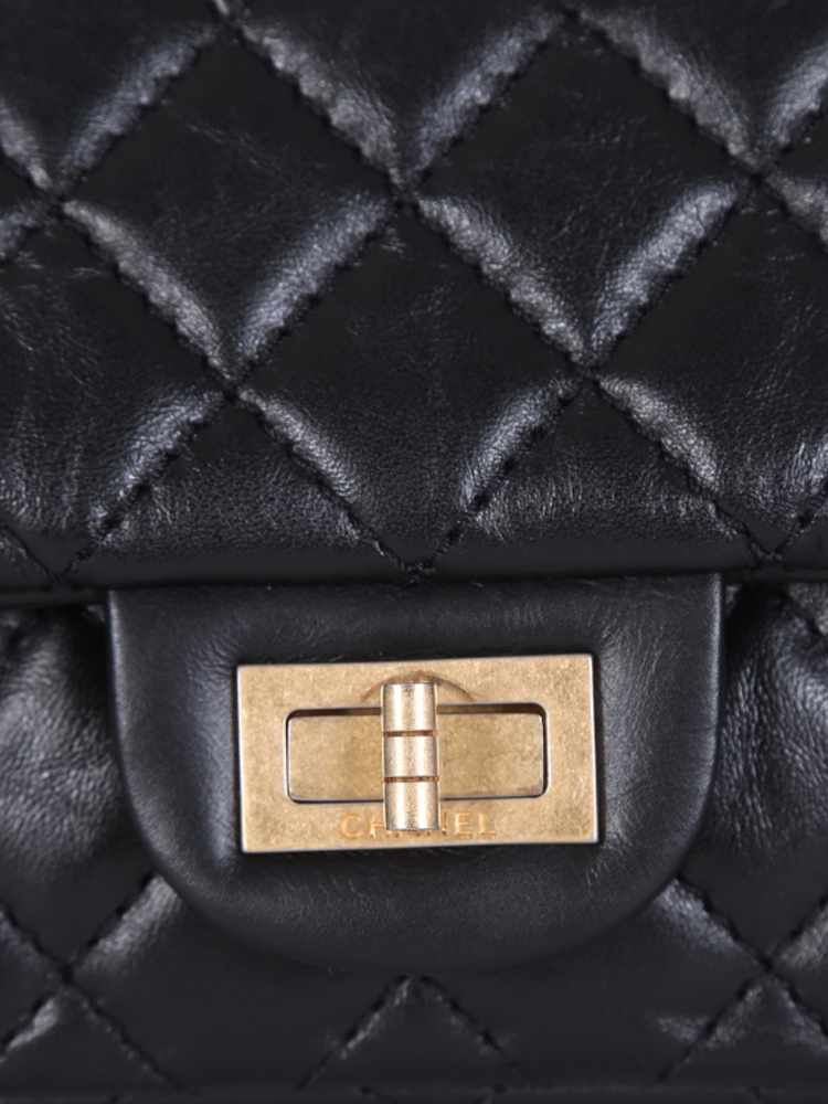 sac Chanel 2.55 noir mat