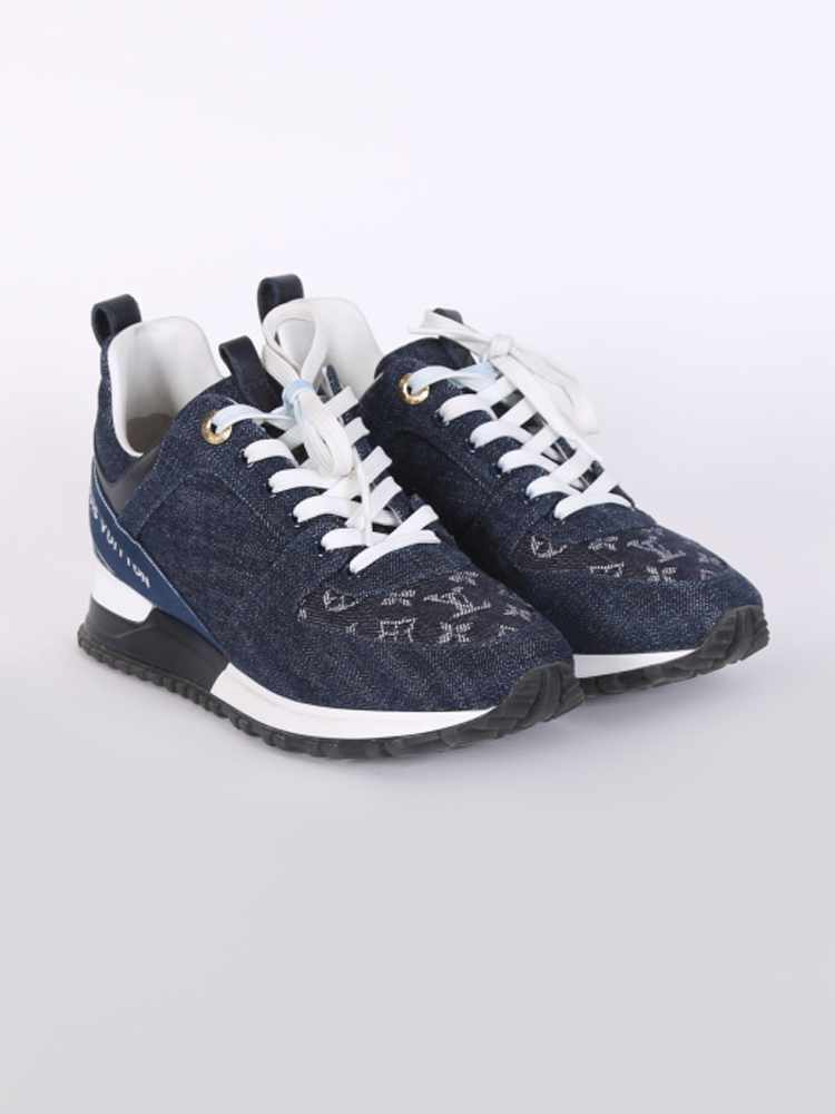 Louis Vuitton Run Away Sneaker Blue Jean. Size 38.0