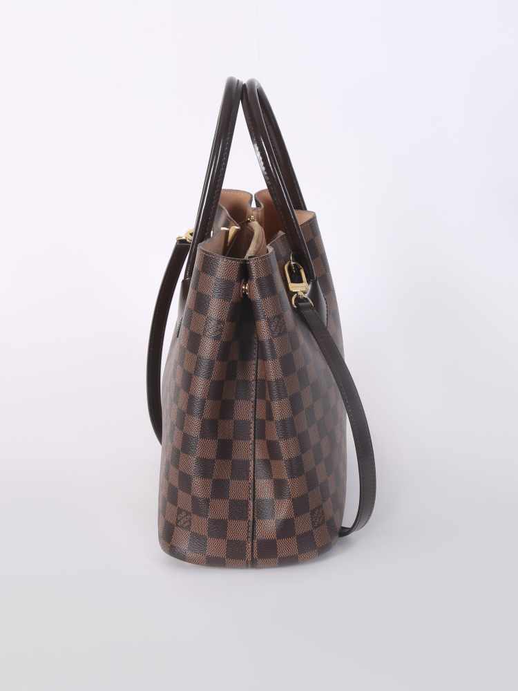 Louis Vuitton Damier Ebene Kensington Tote Bag 2way N41435 LV Auth am3857  ref.825069 - Joli Closet