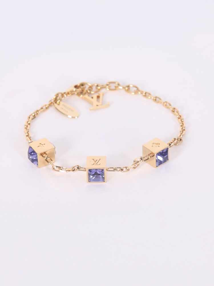 Louis Vuitton, Jewelry, Louis Vuitton Monogram Multicolor Gamble Bracelet  Porte Address Braceletq556