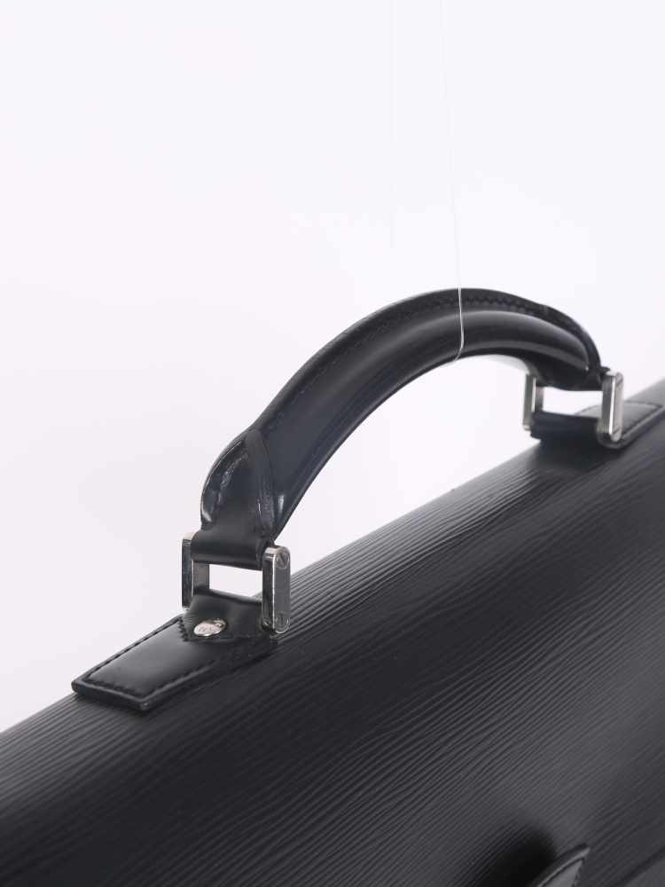 Louis Vuitton Vintage Epi Laguito Briefcase - Black Luggage and