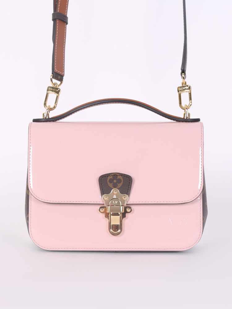 Louis Vuitton Cherrywood BB Patent Leather Shoulder Bag