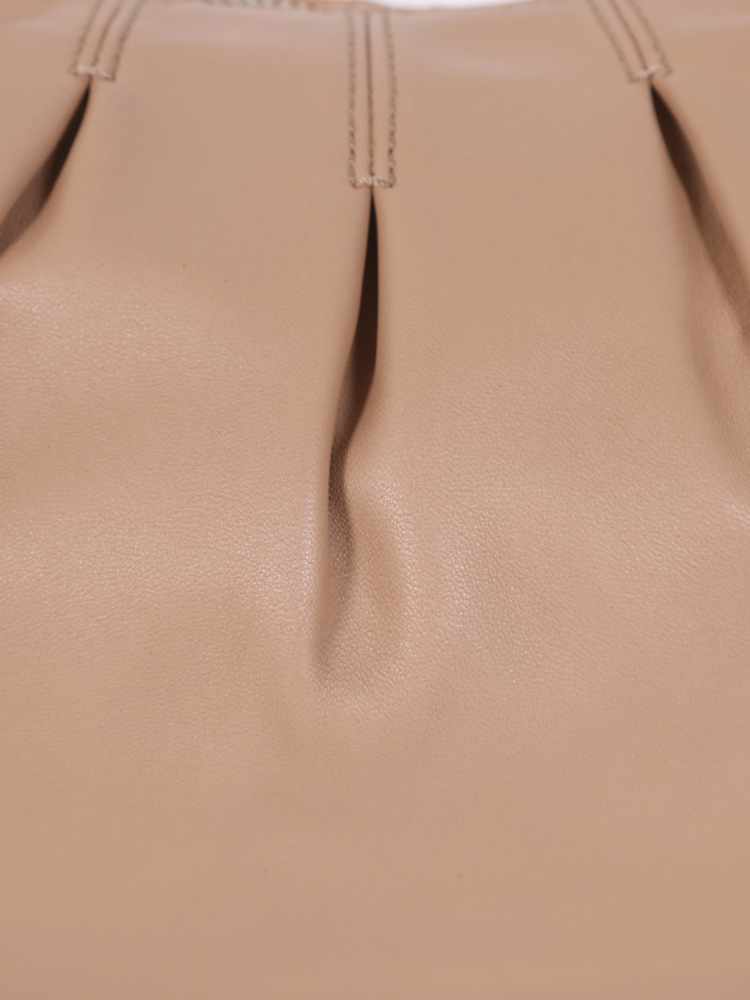 Michael Kors Beige Leather Scalloped Shoulder Strap – Just Gorgeous Studio