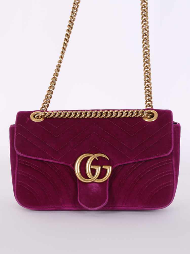 Gucci marmont store velvet purple