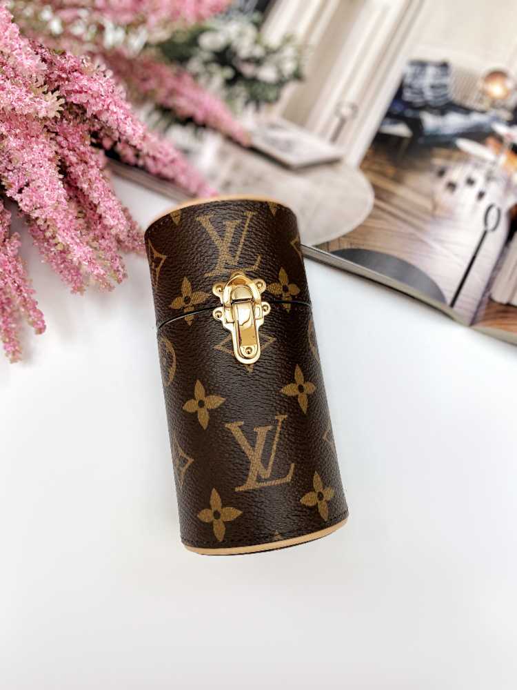 Louis Vuitton, Bags, Louis Vuitton Perfume Travel Case Monogram Canvas  0ml Brown