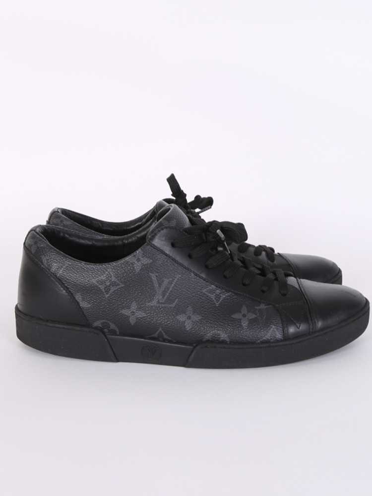 Louis Vuitton Men's Match Up High-Top Sneakers Monogram Eclipse Canvas  Black 2086652