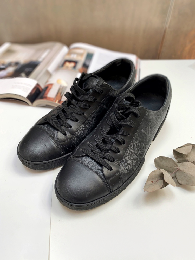 Louis Vuitton, Shoes, Louis Vuitton Match Up Sneaker Eclipse Black