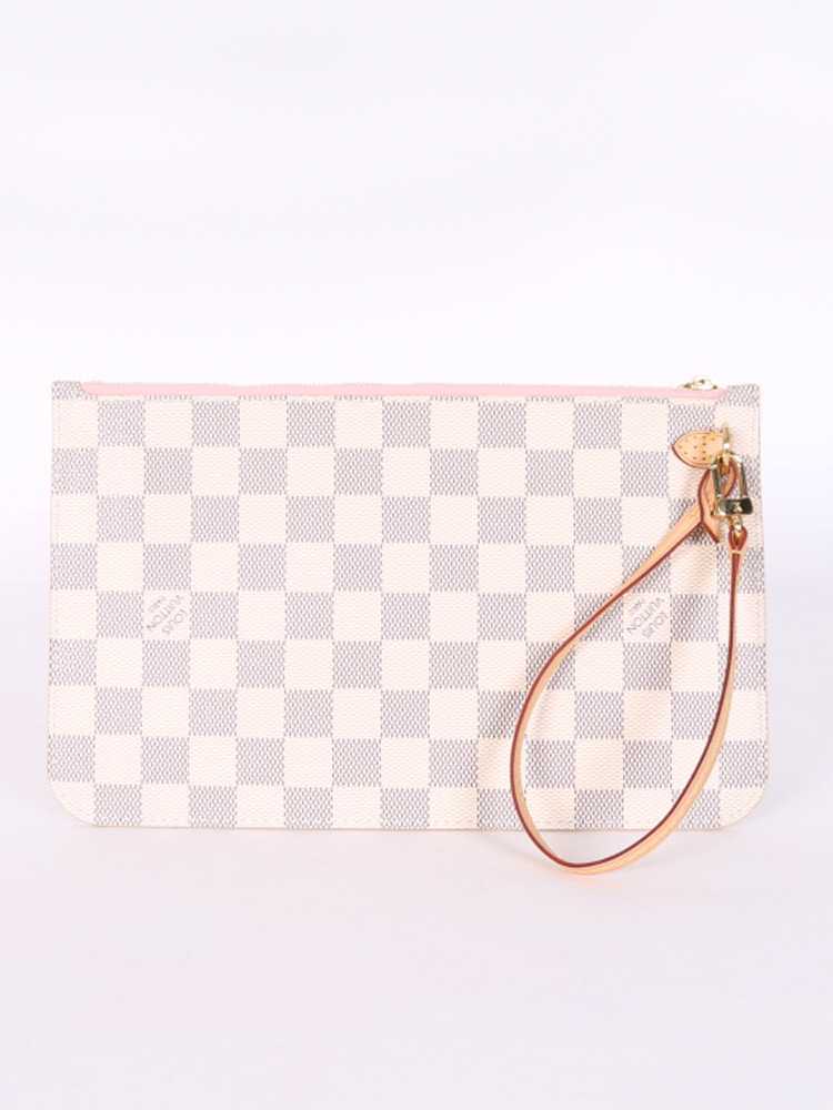 Louis Vuitton - Pochette Damier Azur Canvas Rose Ballerine