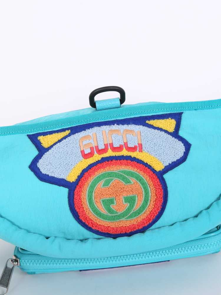 Gucci - Gucci '80s Patch Belt Bag Turquoise