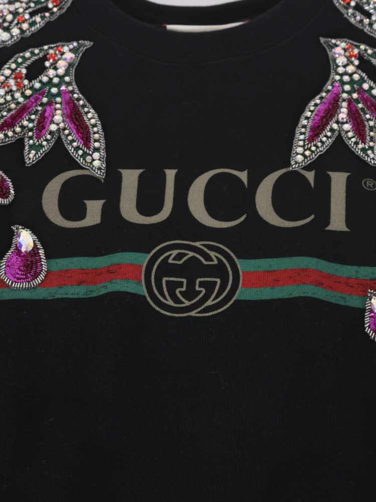 gucci rhinestone hoodie