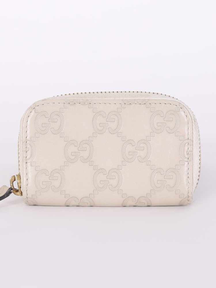 Gucci - Guccissima Leather Zippy Coin Purse Ivory