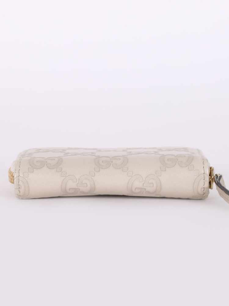 Gucci - Guccissima Leather Zippy Coin Purse Ivory