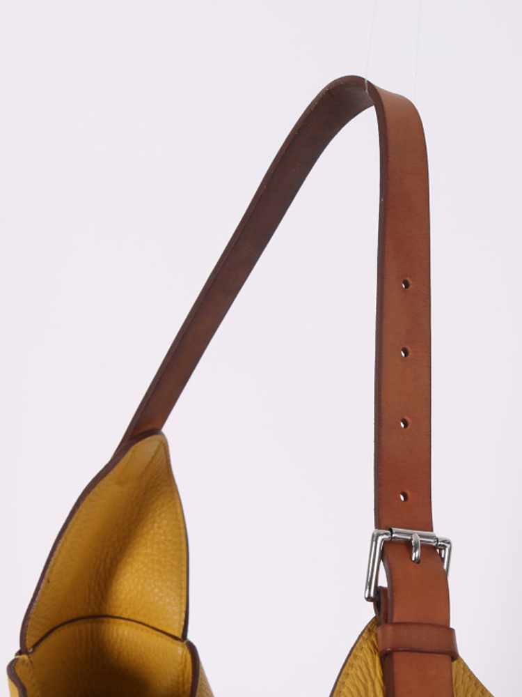 Hermés - Marwari PM Taurillon Clemence Hobo Bag Soleil